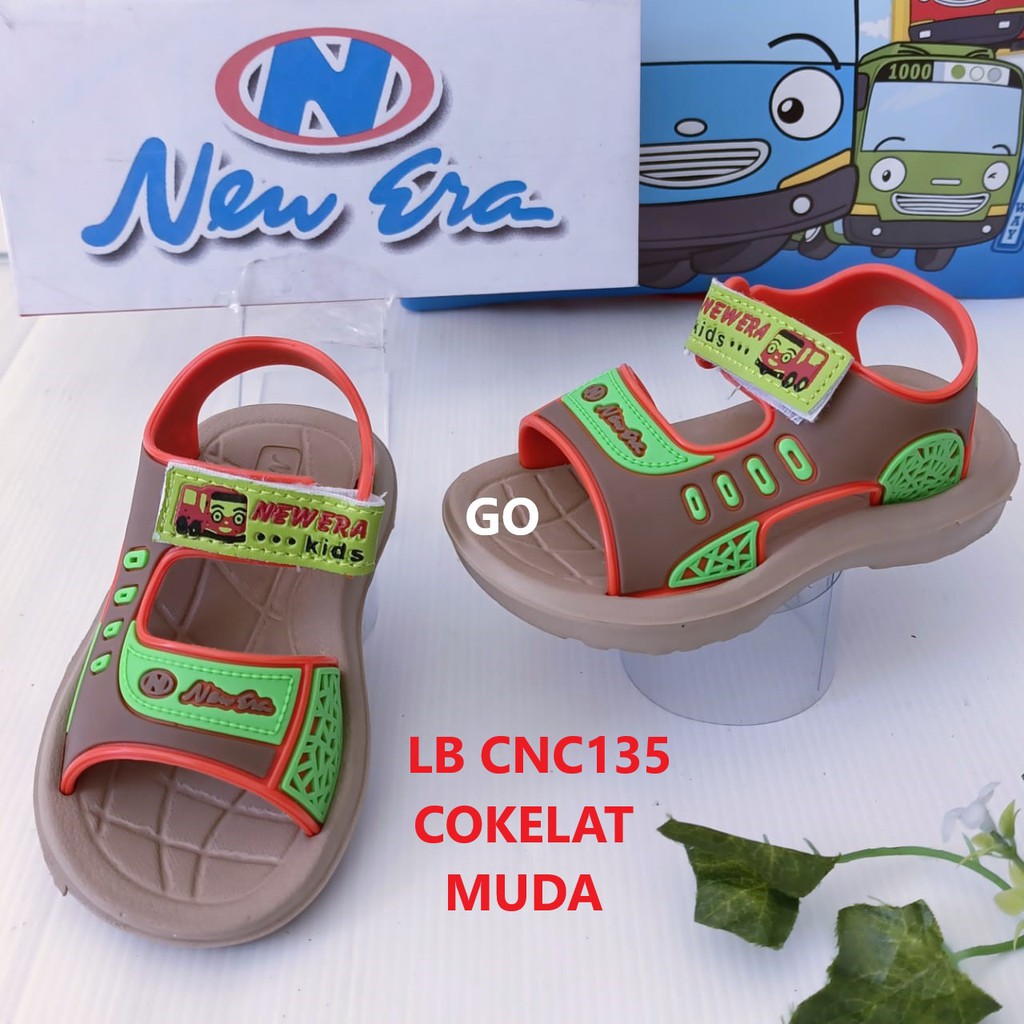 gos NEW ERA BB CNC135 dan BB/KC 1351 Sandal Selop Baby Sepatu Sandal Tali Belakang Anak Laki Laki Original