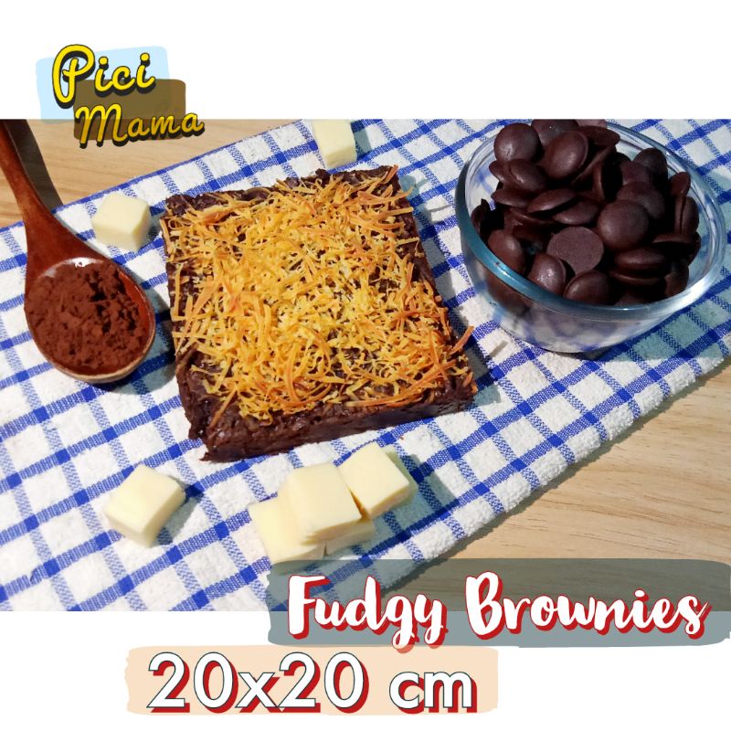 

Fudgy Brownies 20x20 cm