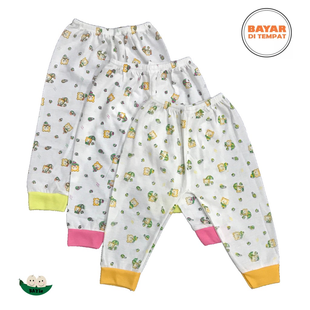 BAYIe 3 pcs Celana Panjang Bayi Anak Buka MELODY umur 0 BAYIe 3 pcs Celana Panjang Bayi Anak Buka MELODY umur 0