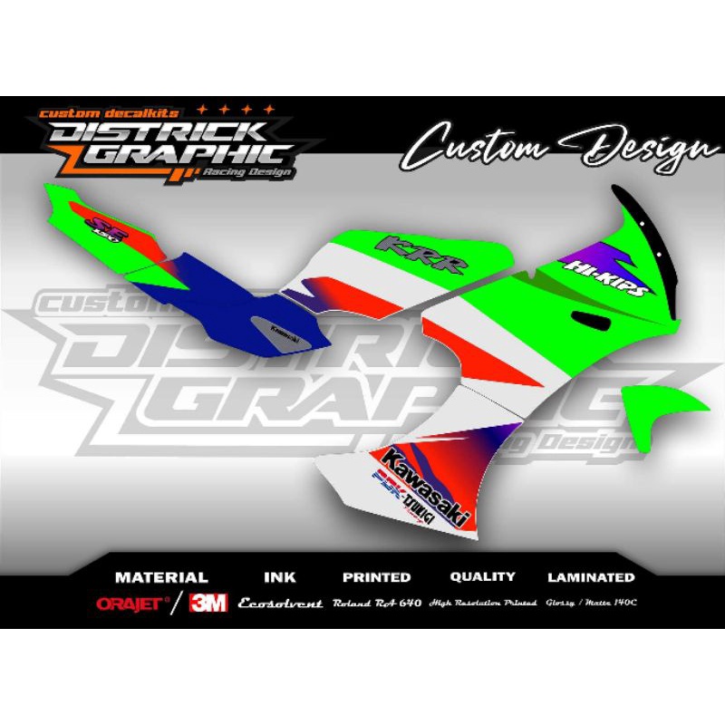 Sticker Striping decalkits kawasaki ninja ssr se150