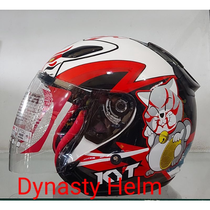 KYT DJ MARU KABUKI WHITE/RED