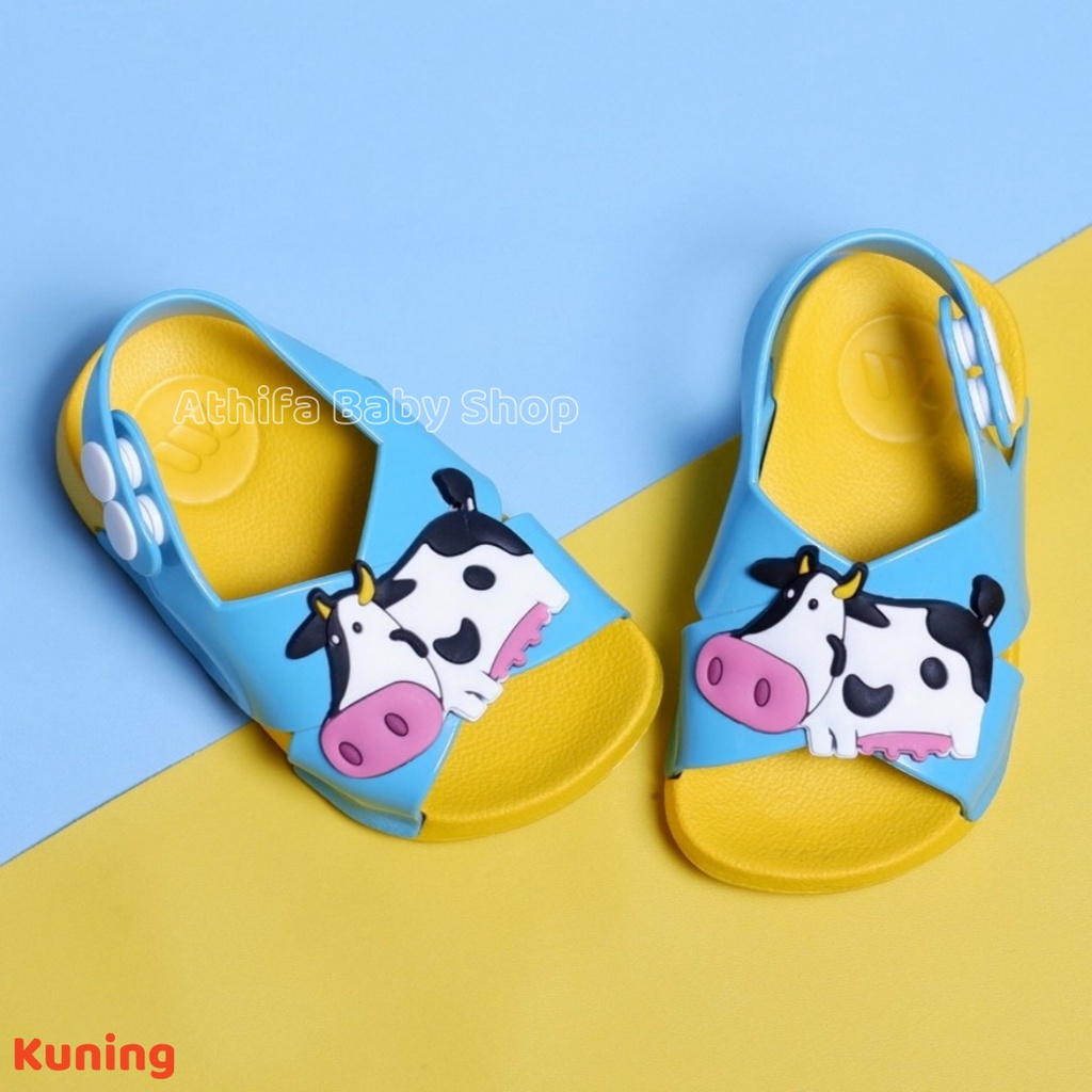 Sepatu Sandal Anak Perempuan Laki Usia 6 Bulan 1 2 3 Tahun Sendal Gunung Karet Balita Bayi Cowo Cewe