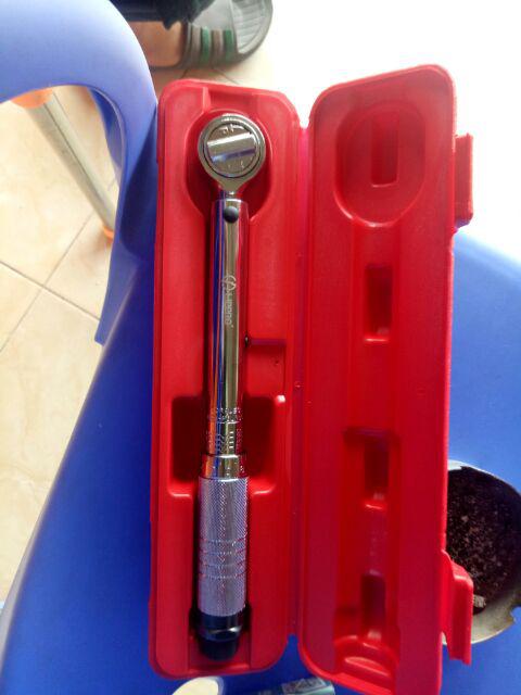 Lippro Kunci Momen 1-2 Inch Micrometer Adjustable Torque Wrench