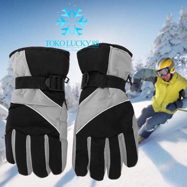 IMPORT Glove Ski Sarung Tangan Thermal anti air Tebal