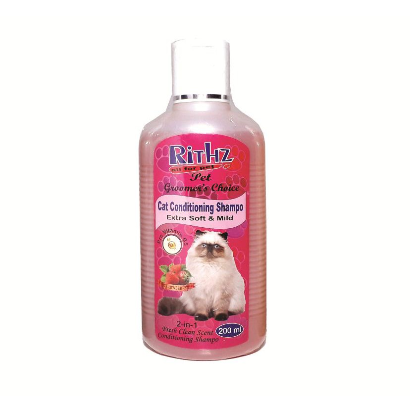 Shampo Kucing Melembutkan Bulu RITHZ 200ml