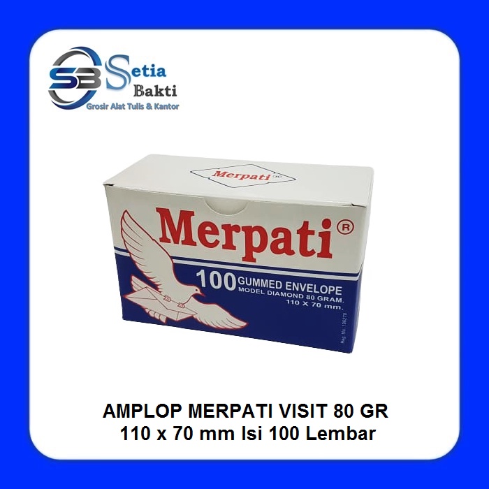 

Amplop Merpati Visit 80 gr Isi 100 Lembar