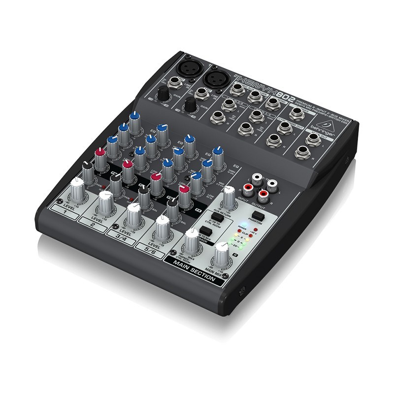 Mixer Behringer XENYX 802 ( 6 channel )