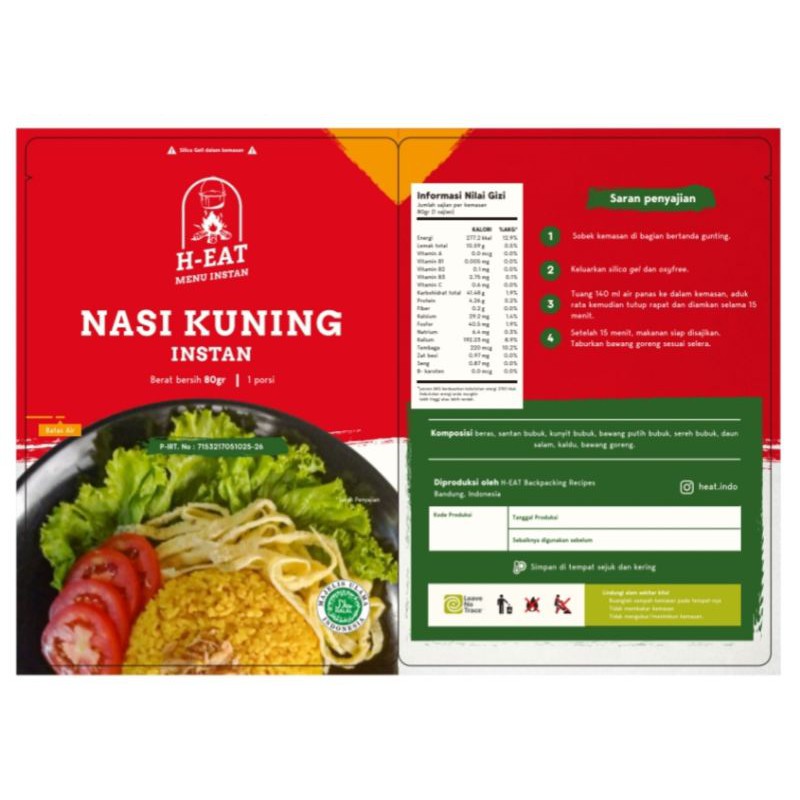 

H-EAT Nasi Kuning Instan