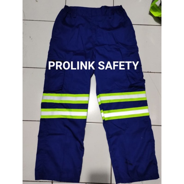 CELANA SAFETY DONGKER DAN HITAM MERAH  BIRU ABU ABU SCOTLIGHT HIJAU DOBLE  SAKU SAMPING