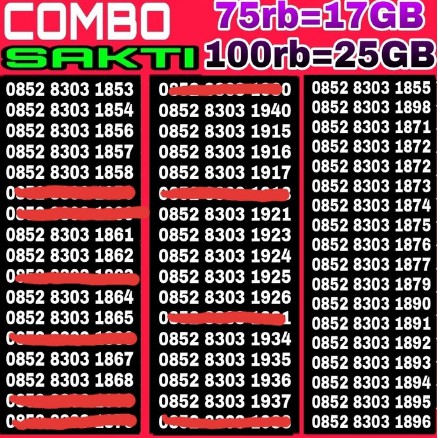 JOSS KARTU PERDANA TELKOMSEL COMBO SAKTI