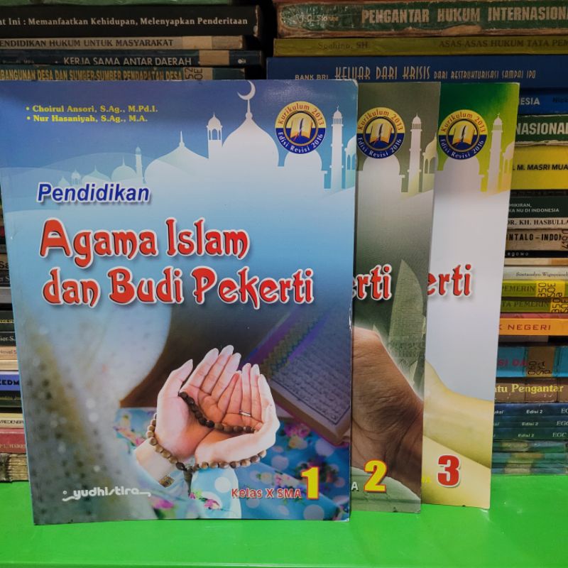 BUKU BEKAS YUDISTIRA - AGAMA ISLAM DAN BUDI PERKERTI KELAS 1/2/3 SMA K13 REVISI
