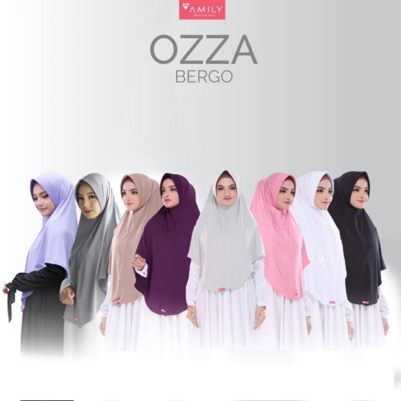 Amily-BERGO OZZA by ori Amily-bergo daily Best seller-bergo ternyaman-hijab murah