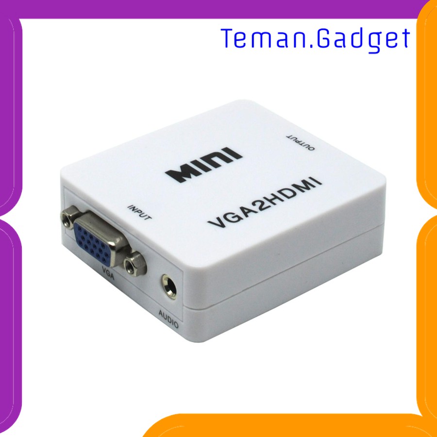 TG-AI105 TAFFWARE SAINTHOLLY KONVERTER VGA KE HDMI- ST-218