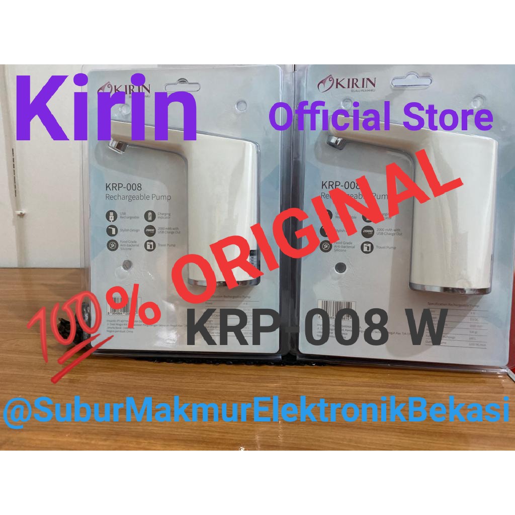 Pompa Galon Rechargeable Kirin KRP-008