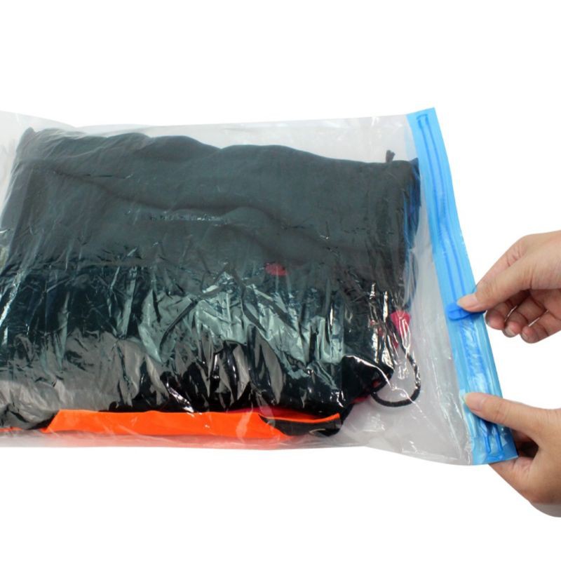 Grab medan TAILI Vacuum Compression Bags Clothes 1 PCS - TR028 - Transparent