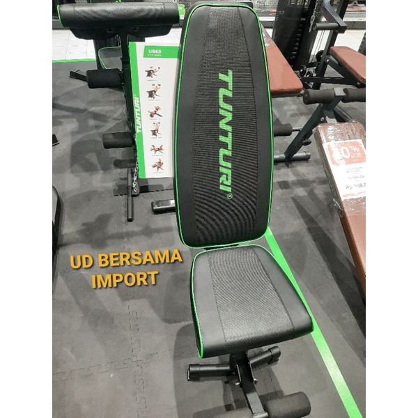 tunturi adjustable bench press ub 20 hitam made in finland ORIGINAL