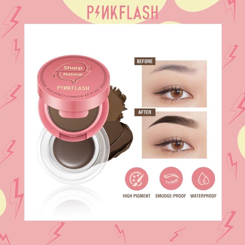 (BPOM) PINKFLASH EYEBROW GEL&amp; POWDER