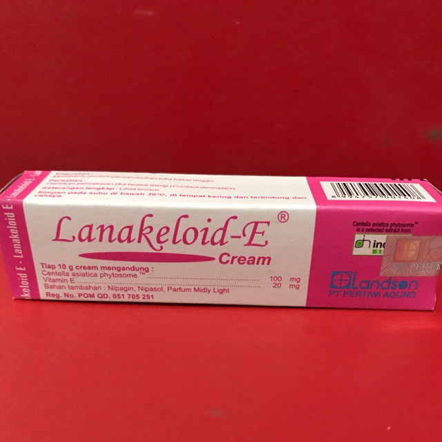 LANAKELOID E CREAM 10GR/SALEP UNTUK KELOID