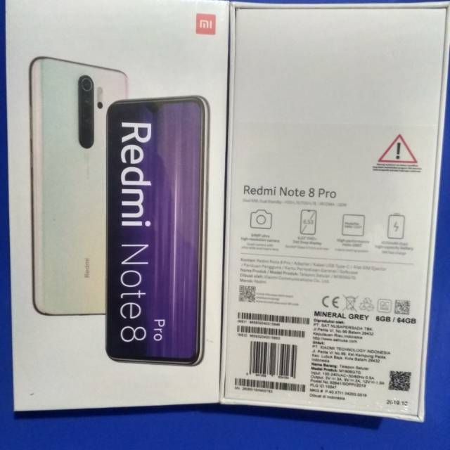 Xiaomi Redmi Note 8pro 6/64Gb Garansi Resmi