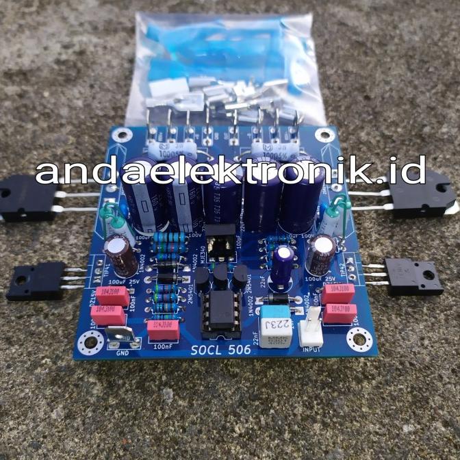 Kit Driver Power Amplifier SOCL 506 TEF 2U PCB Double Layer High Class .