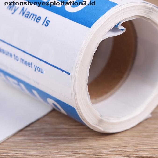 

(EXTENSIVEYEXPLOITATION3.ID) STIKER LABEL NAMA SELFINTRODUCTION UNTUK SDFD31322