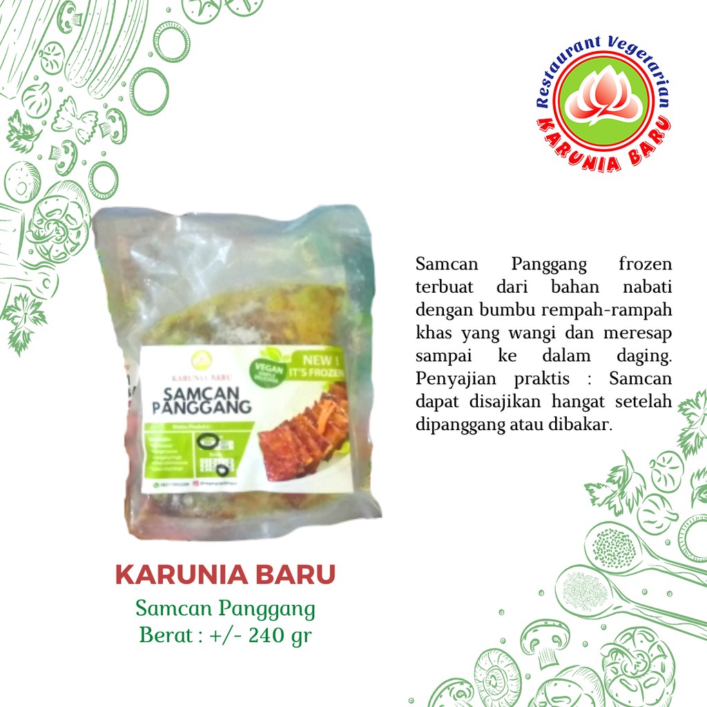 

KARUNIA BARU Samcan Panggang 240 gr