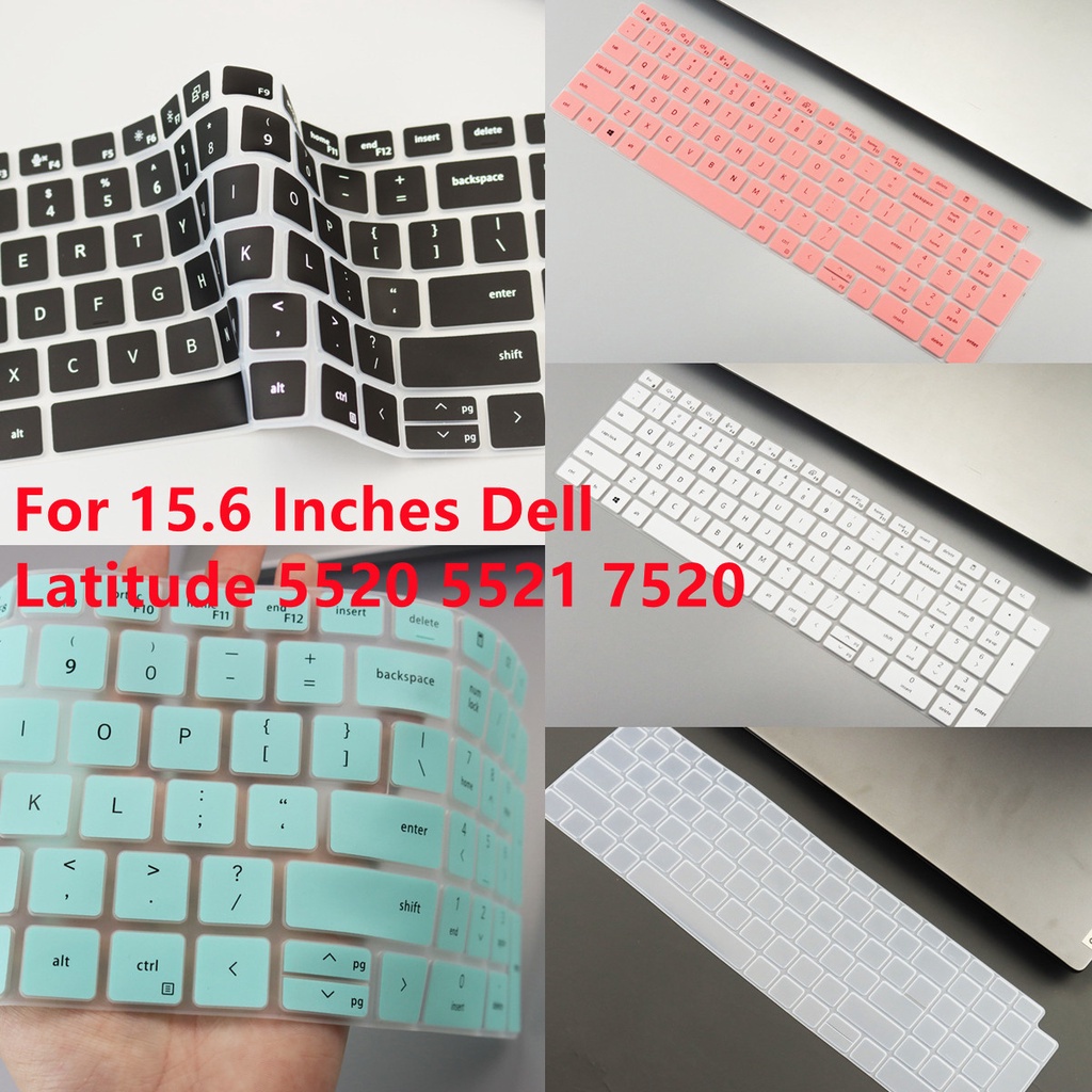 Cover Pelindung Keyboard Laptop Dell Latitude 5520 Dell Presisi 3560 15.6 &quot;Bahan Silikon Lembut Ultra Tipis