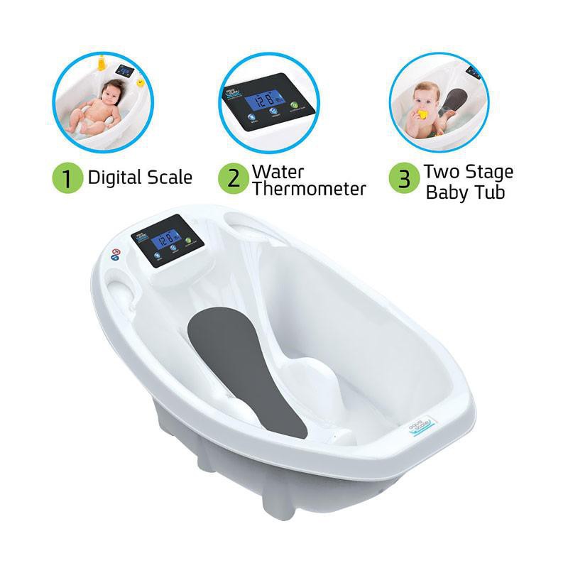 Baby Bath Aquascale White/ BATH STAND /KAKI BAK MANDI /bak mandi bayi/ new aquascale/alat mandi bayi / bak mandi canggih / timbangan bayi