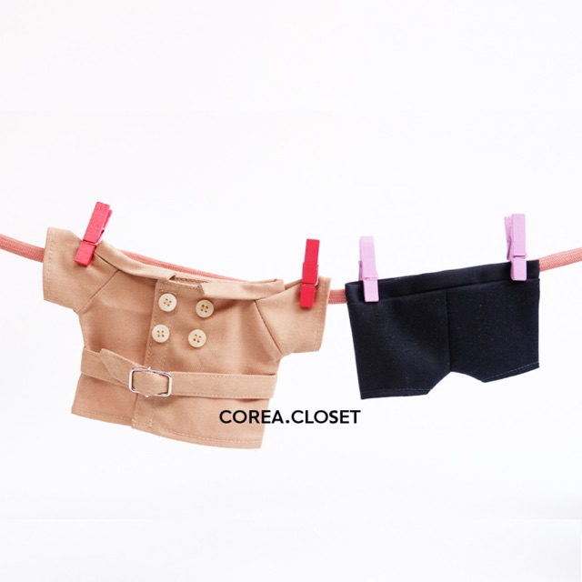 Kpop Doll Clothes (Trench Coat)