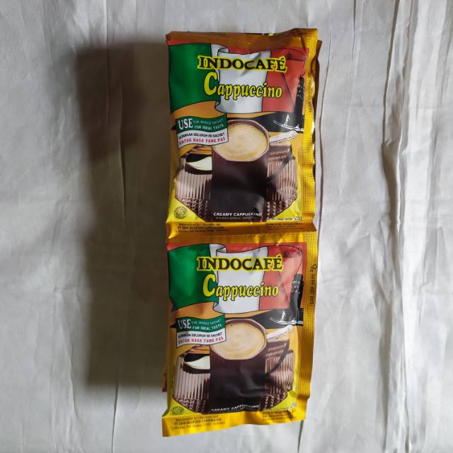 

INDOCAFE CAPPUCINO (1 renteng isi 10 pcs)