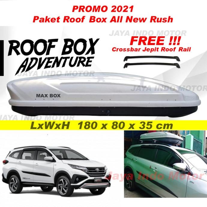 Roofbox Roof Box 600L Bagasi Atas Mobil 1 Paket All New Rush
