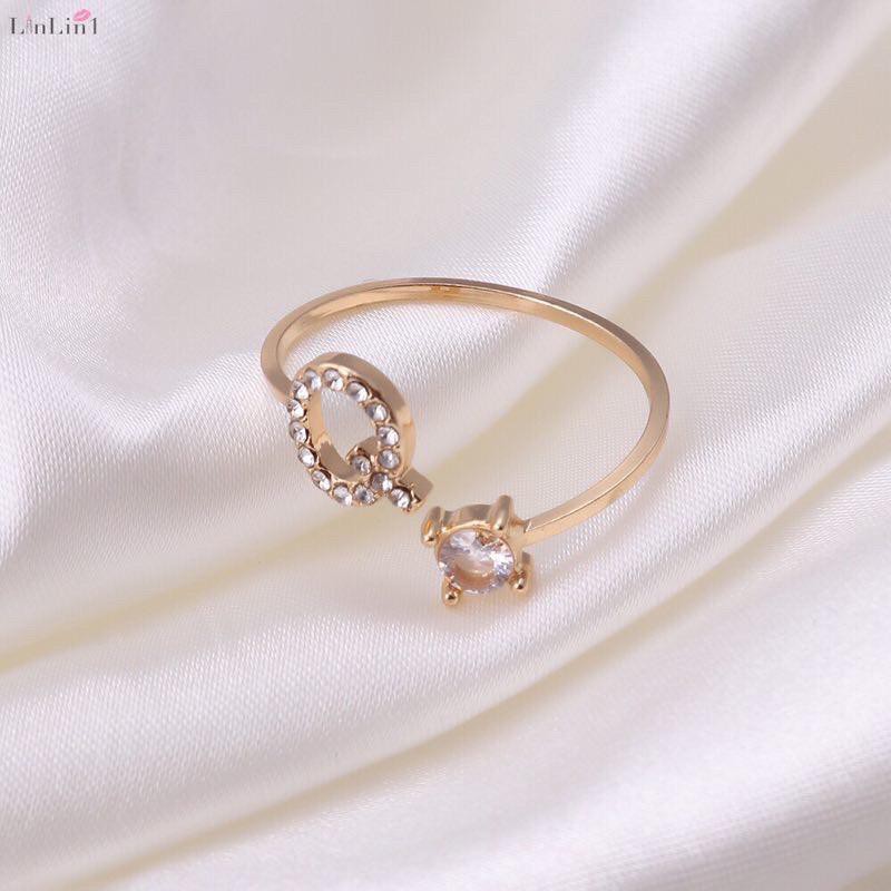 Cincin xuping / Cincin huruf Xuping A-Z terbaru