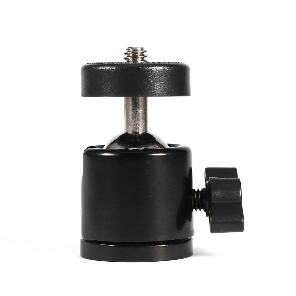 Mini Ball Head Tripod Kamera DSLR 360 Swivel 1/4 Murah - Hitam