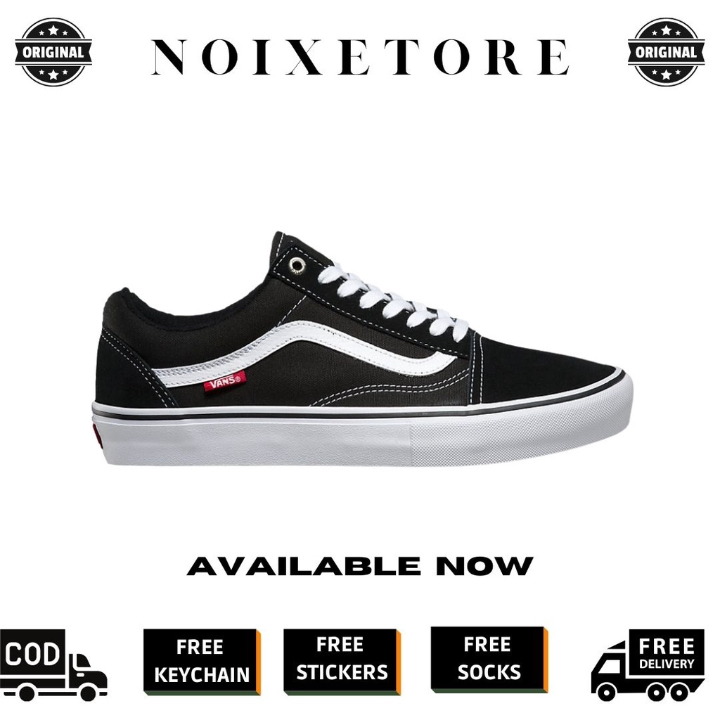 Vans Old Skool Pro Black White 100% ORIGINAL