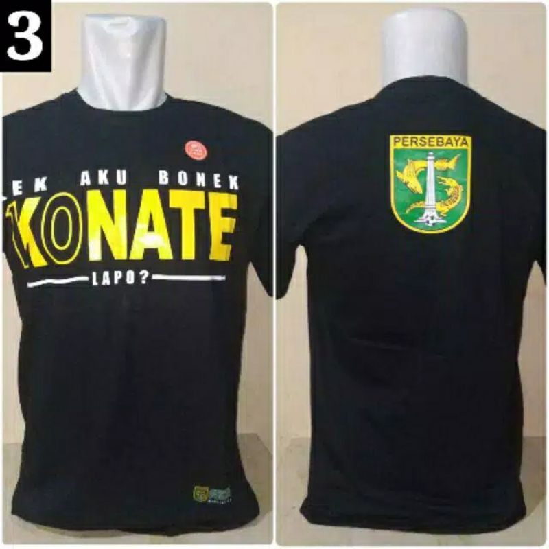 KAOS TSHIRT PERSEBAYA BONEK CASUAL FOOTBALL WANI MURAH