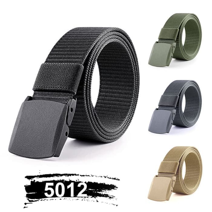 Ikat Pinggang Taktis 5012/ Sabuk Gesper Tactical Belt Import - Cokelat