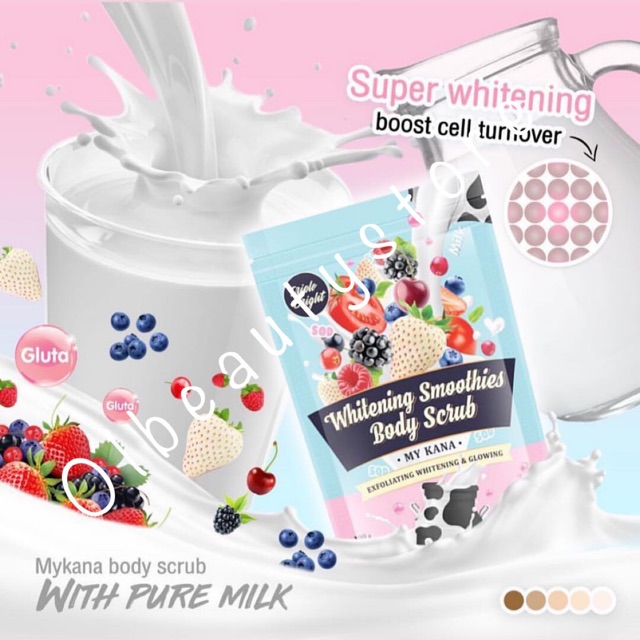 My kana body scrub