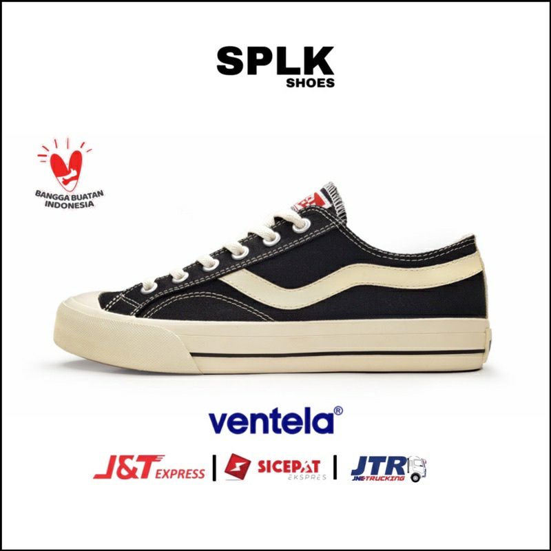 sepatu ventela/Ventela public black/Ventela original