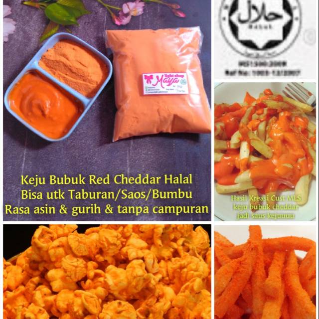 Keju bubuk 1kilo oren saus keju halal termurah cheese sauce bumbu tabur