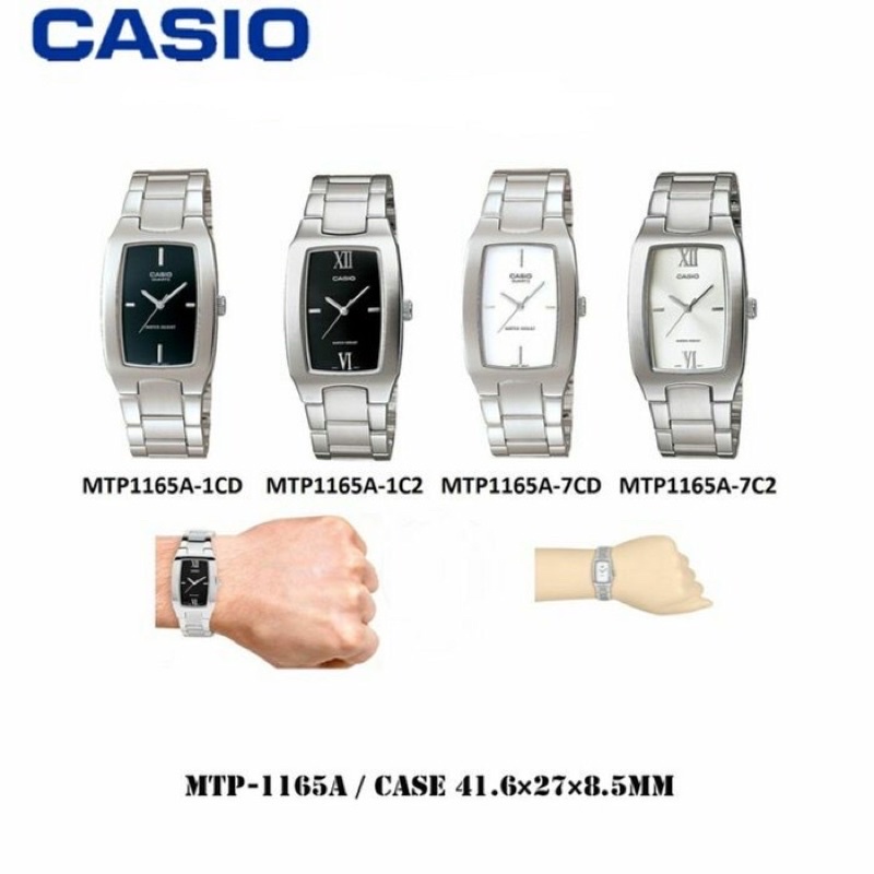 Jam TANGAN Casio WANITA ORIGINAL MTP 1165A 1165 7C2DF