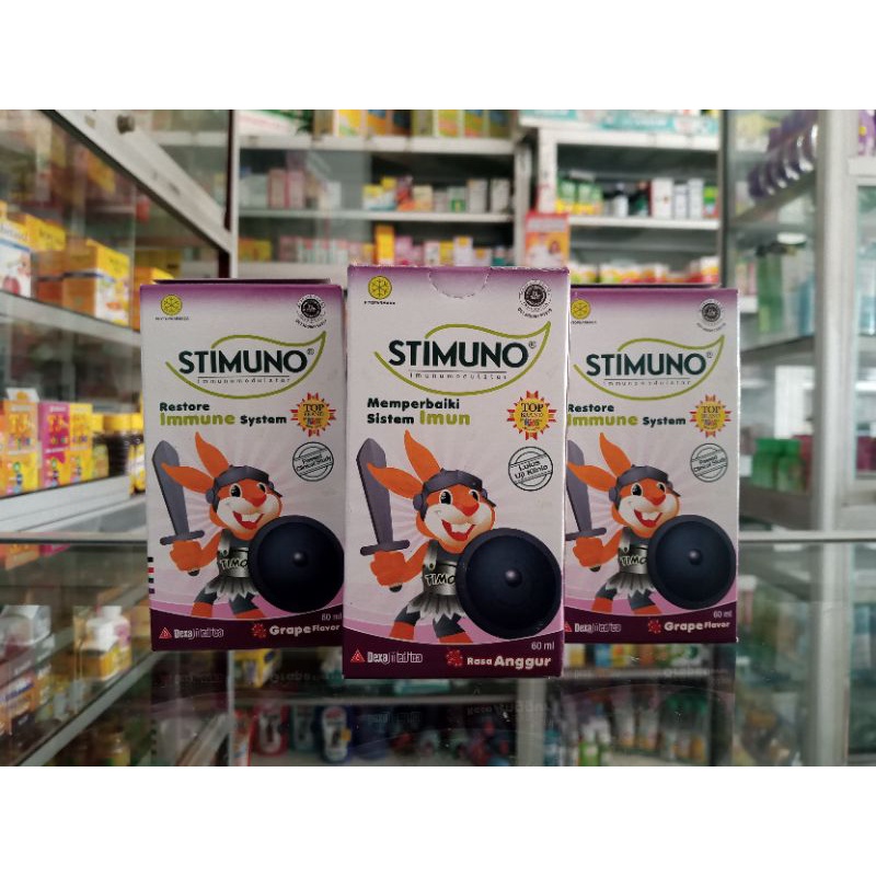 STIMUNO SIRUP 60 ML RASA ANGGUR - ED 07/2024