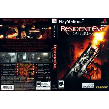 Kaset PS2 Resident Evil OutBreak File 1 dan File 2