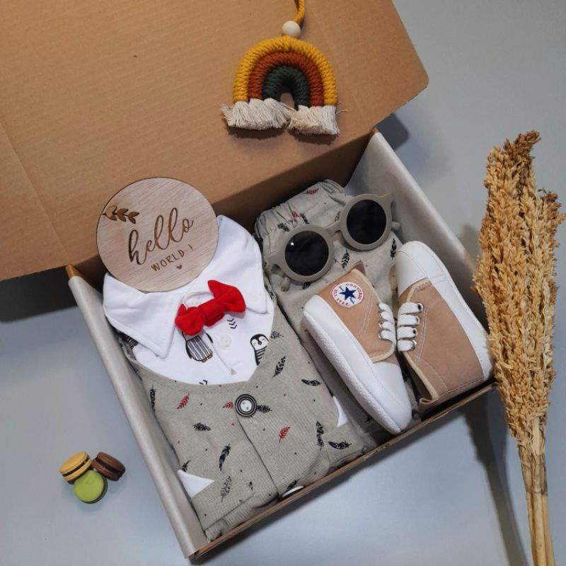 Exclussive Baby Boy Hampers / Kado Lahiran / Hampers Bayi/ Kado Bayi/ Kado Bayi Laki-Laki/ Baju Bayi-7