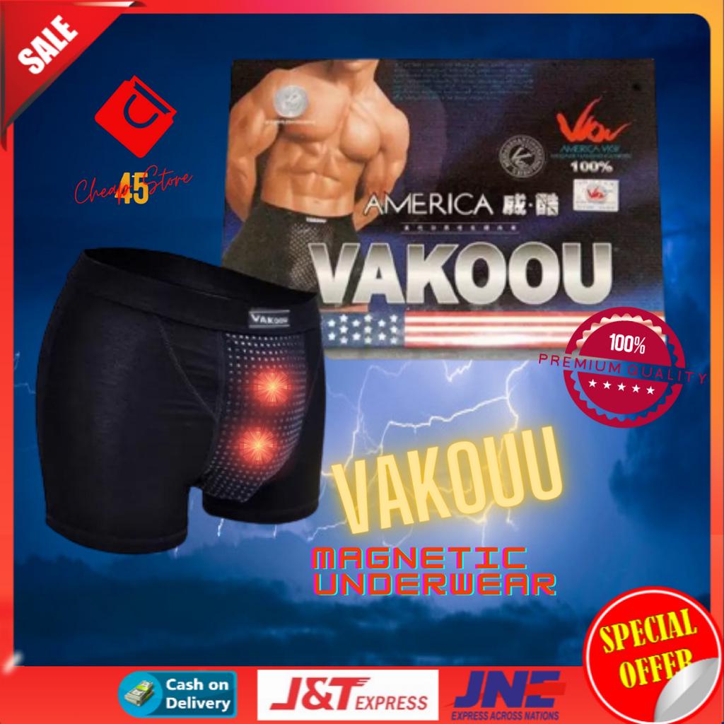 Celana Dalam Magnet kesehatan cowok pria murah / VAKOOU MAN UNDERWEAR MAGNETIC FIBER USA ORIGINAL