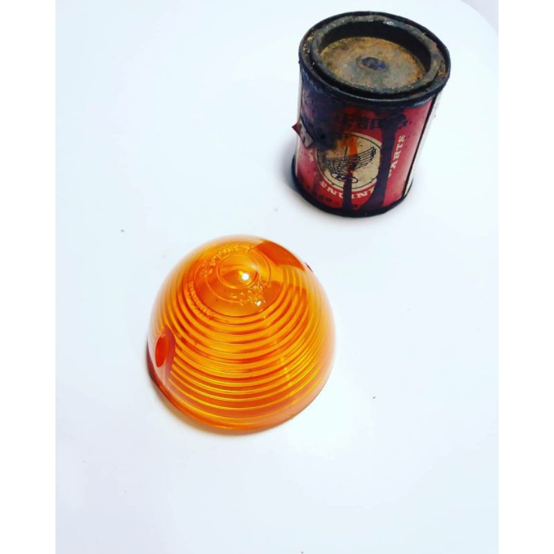 Mika Lampu Sein Honda S90 Benly C70 Pispot Cover Plastik Bening