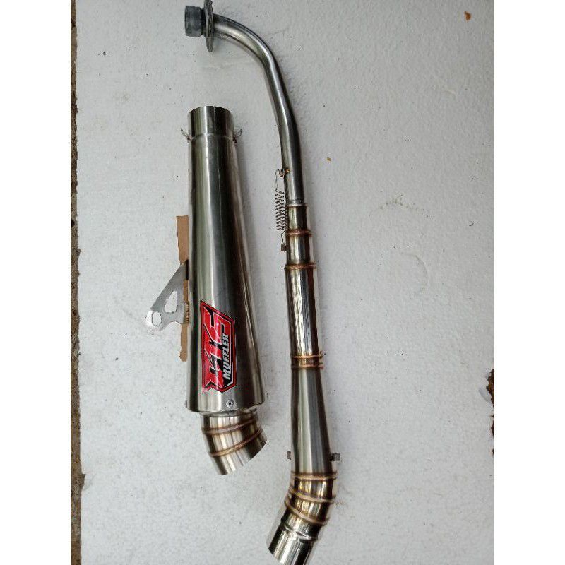 knalpot racing CTS jigsaw keong bahan stenlish d50 PNP all bebek ready stok