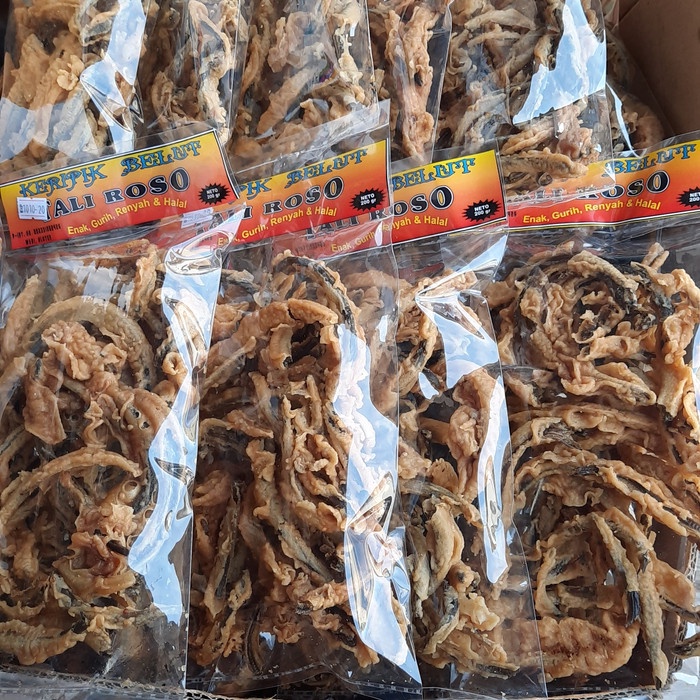 

MURAH KERIPIK BELUT SUPER CAP TALIROSO 200GR Snack keripik welut