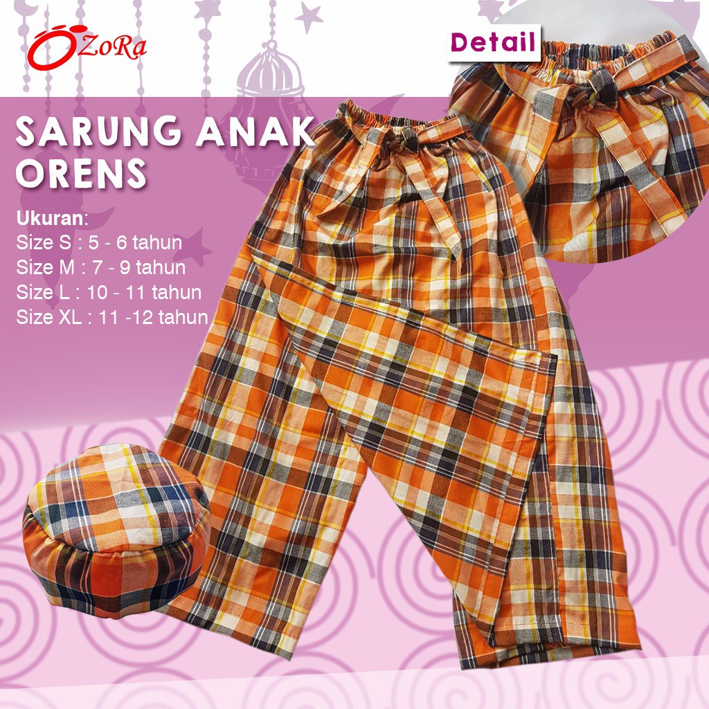 Sarung Anak Instan Celana Karakter Set BONUS Peci Sarung Sarung Anak Instan Celana Karakter Set BONUS Peci Sarung