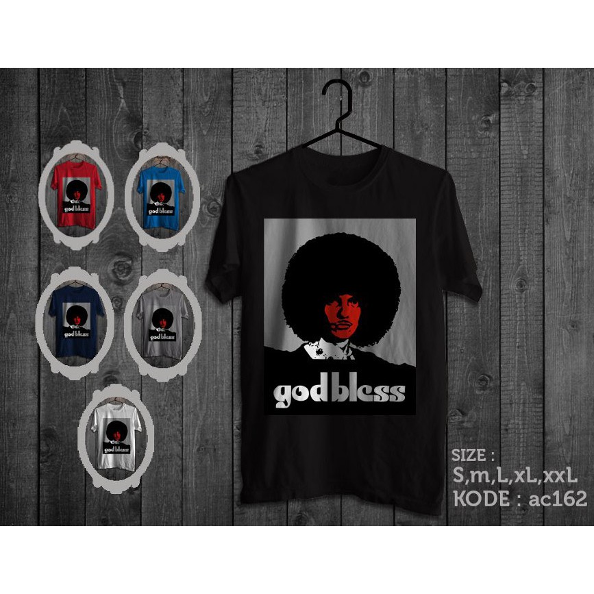 kaos baju distro band godbless tshirt musik gong 2000 god bless 09