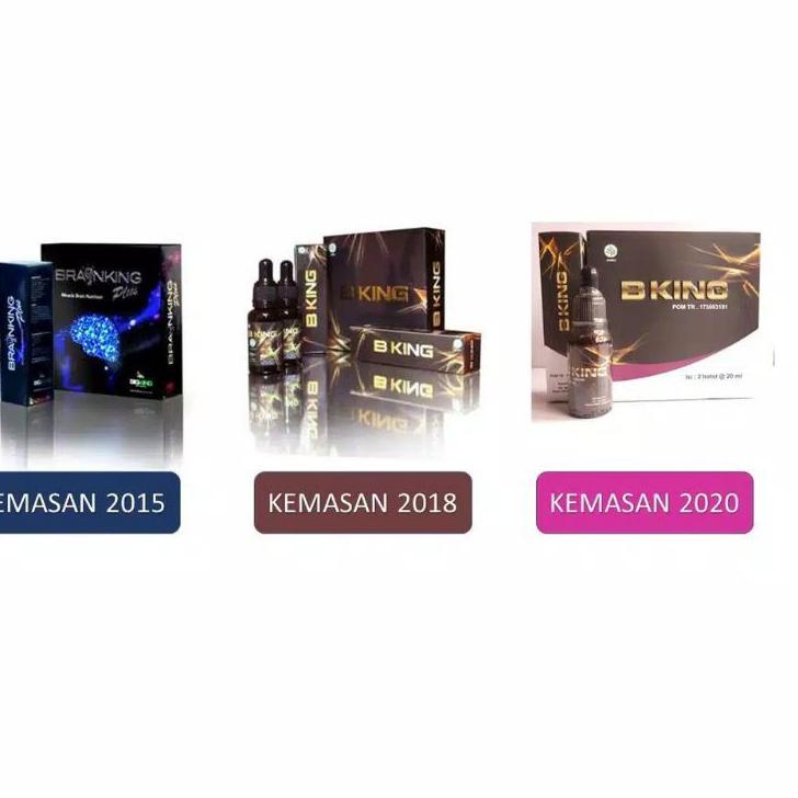 [KODE QZKEO] PROMO 2 botol (1 box) BKING ORIGINAL (BRAINKING PLUS)